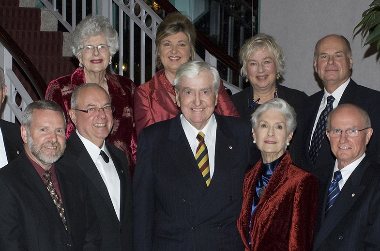 A picture of earlier Fraser Basin Council Chairs together (2008)